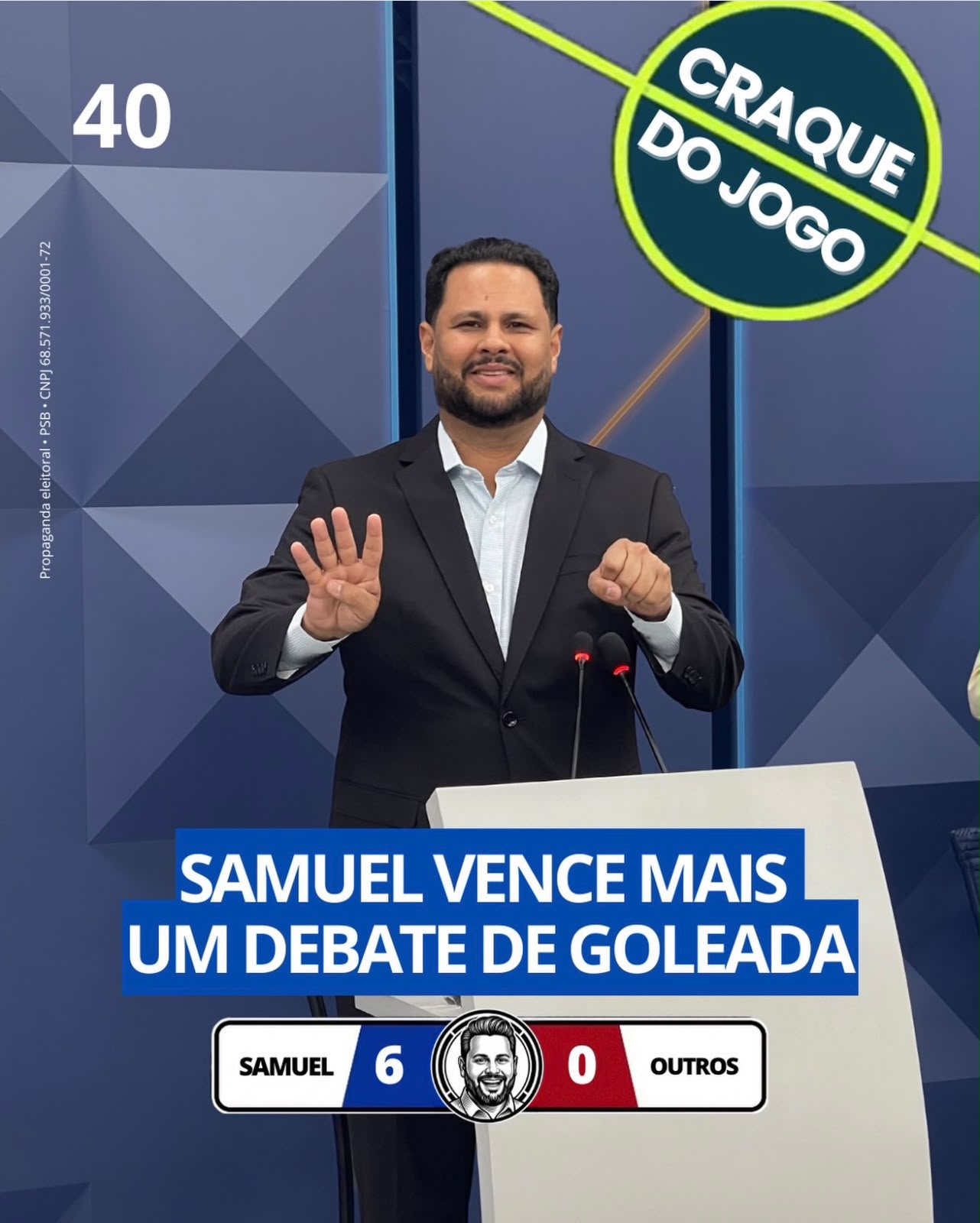 Samuel Costa destaca propostas e respeito ao povo rondoniense após debate