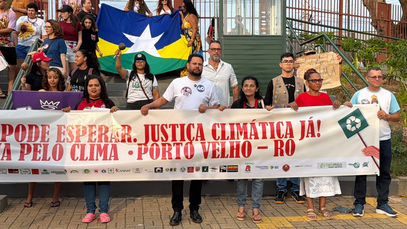 SUSTENTABILIDADE: Samuel Costa e Neidinha Suruí participam da 1ª Marcha pelo Clima em Porto Velho
