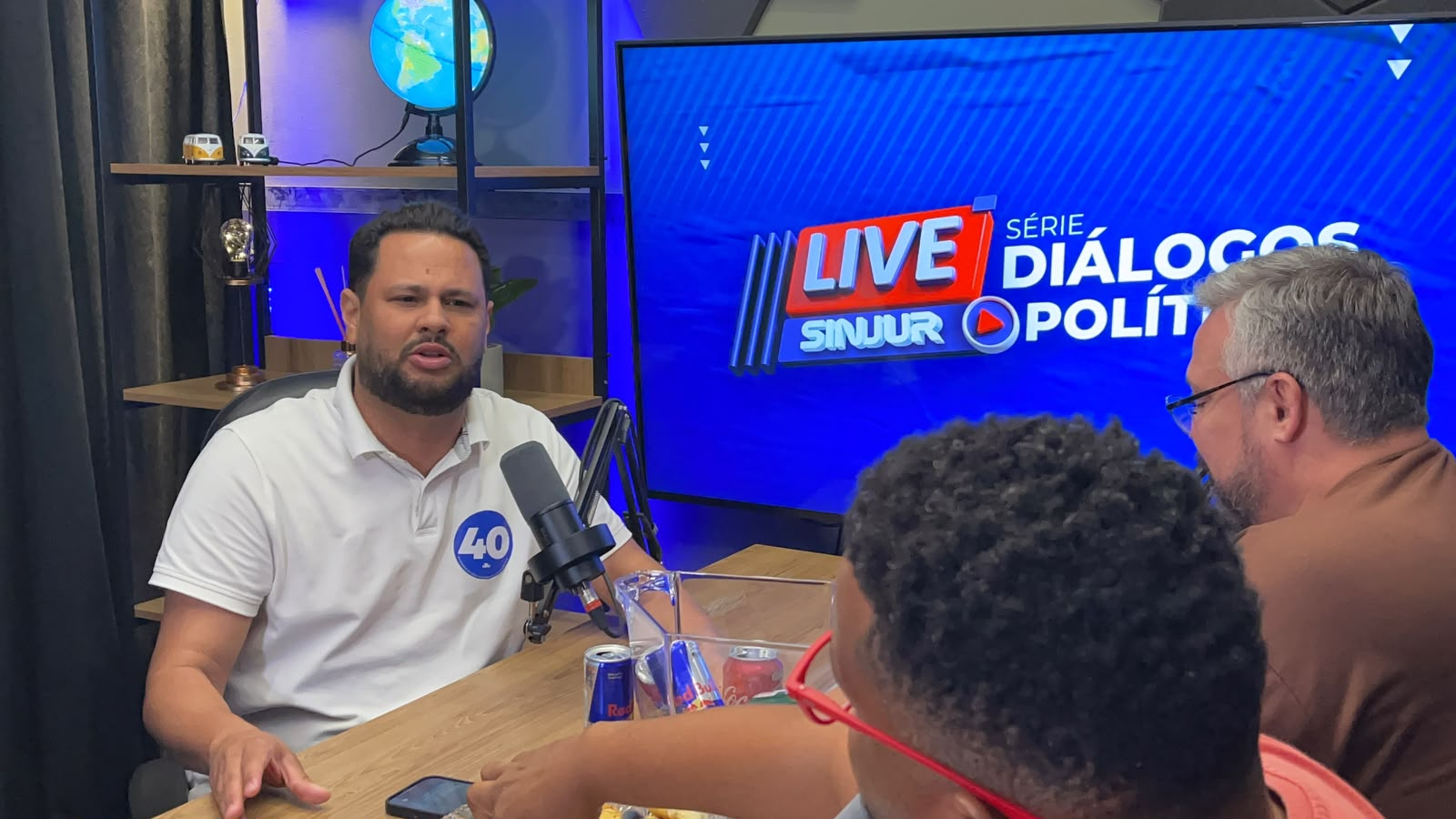 Samuel Costa é entrevistado por diretores do SINJUR em diálogo sobre o futuro do servidor público